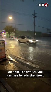 Heavy rain in Roswell