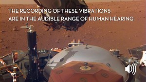 42K views · 898 reactions | On Dec 1, 2018, we got an unplanned treat as NASA's InSIGHT lander let us listen to wind on Mars for the first time! The lander's air pressure sensor and seismometer captured the vibrations of Martian wind blowing on its solar arrays. Hear more Mars sounds recorded by the Perseverance rover: https://go.nasa.gov/48ypwpq | NASA History | Facebook