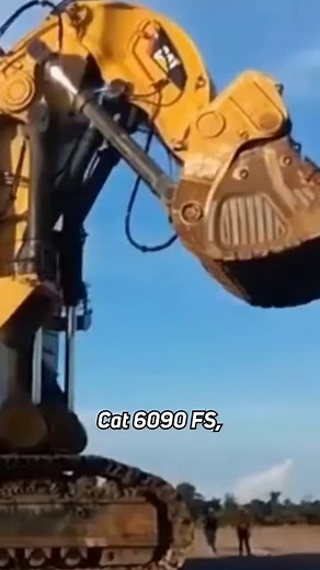 Cat 6090 FS, the world's largest hydraulic excavator ever The...