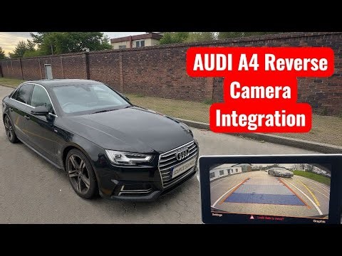 Audi A4 2027 Reverse Camera fitted to factory screen 
