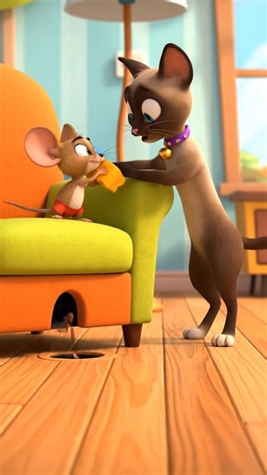 cat and mouse cartoon story ai #cartoon #ai #viral