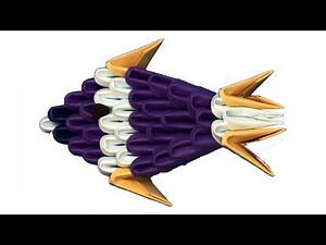 ORIGAMI 3D ⎜ LE POISSON