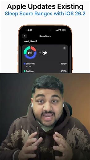 iOS 26.2 Update Features 🔥 | New Lock Screen, Sleep Score & Offline Lyrics Explained!