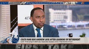 681K views · 3.2K reactions | Stephen A. Smith comes to the defense of Indianapolis Colts fans booing Andrew Luck after learning of the QB’s sudden retirement from the NFL. | ESPN First Take | Facebook