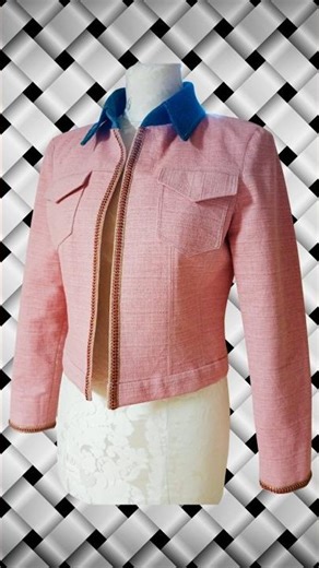 ✨ From Scrap to Style | Upcycled Jacket 🔥