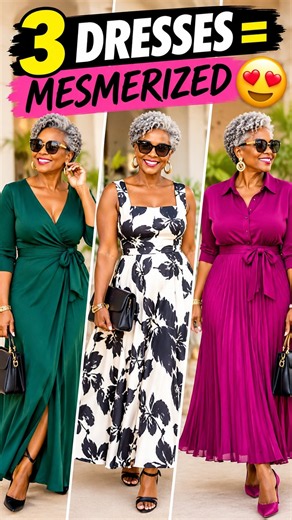 What to Wear on a Date After 60—Black Women Dress Like THIS! 💚 #fashionover60 #agelessstyle #elegant