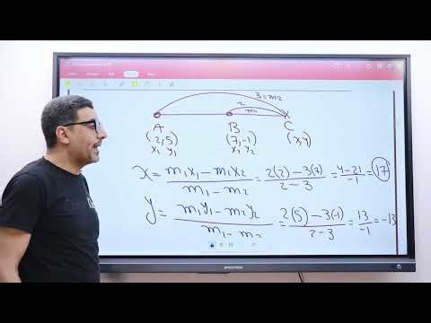 Homework | geometry | division of a line segment | 1st sec