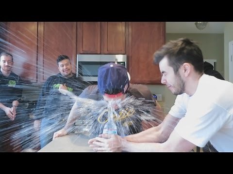 EXPLODING WATER BOTTLE PRANK