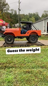 12K views · 3.9K reactions | ⚖️ What’s this 70 cj5 with a v6 and a 4-speed weigh? #tractorpulling #truckpull #mechanic #jeep | Seth Hensler | Facebook