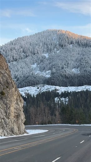 The Stevens Pass highway is a segment of U.S. Route 2 (US 2) that crosses the Cascade Mountains in Washington State. It is also designated as the Stevens Pass Greenway, a National Scenic Byway known for its views and recreation opportunities. US 2 is the primary roadway that goes over the pass, connecting areas like Gold Bar and Everett on the west side with Leavenworth and Wenatchee on the east. The 90 to 105-mile scenic byway winds through the Cascade Mountains alongside the Skykomish and Wena