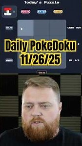 Daily PokeDoku 11/26/25 #pokemon #pokemoncommunity #pokedoku #pokemonshorts #pokemonyoutube