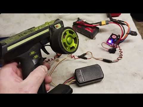 Diesel RC sounds setup with 3rd channel air horn.