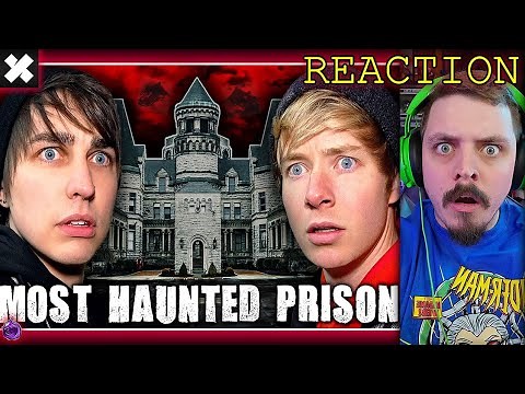 Sam and Colby - Our Horrifying Night in Haunted Prison (SCARY) | REACTION