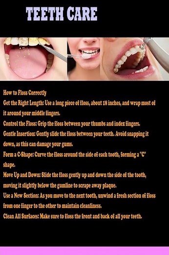 How to Floss Correctly