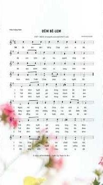 Đêm Bêlem (Hoàng Linh), Sheet PDF