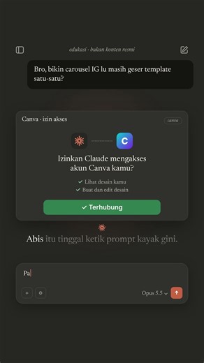 Create an Instagram carousel in 1 minute using Claude + Canva #canva #tutorial #ai