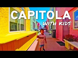 Capitola’s 🌈 Rainbow Beach Houses | 🏖️ Family Beach Day in California