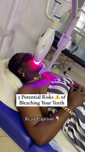 Teeth whitening or teeth bleaching is safe when it is done correctly however there are potential side effects to bleaching your teeth as there are with any cosmetic procedure. These side effects include: 1. Gum irritation: The bleaching agents can cause your gums to become red, swollen, and sore. This can happen if the gums are not properly isolated or if the kit is not applied correctly. 2. Tooth sensitivity: This is a common side effect that can range from a mild tingling to more pronounced di