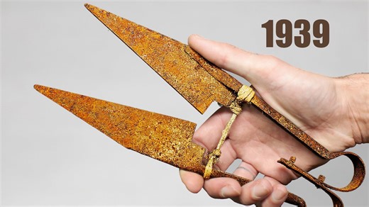 How restoring rusty scissors from 1939 reveals hidden value