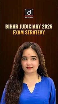 Bihar Judiciary Exam | Exam Strategy | Shorts | Drishti Judiciary