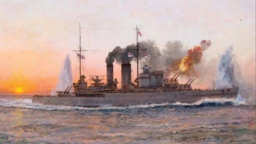 英国皇家海军 伦敦号(HMS-London)重巡洋舰