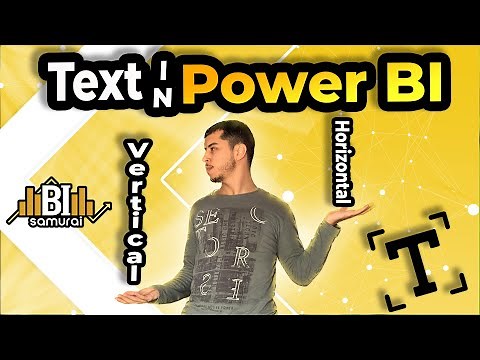 Vertical Text in Power BI 🔼🔽