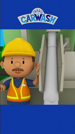 Cecil's cement mixer needs a clean! #carlscarwash #kidsvideo #kidscartoon