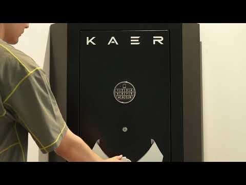 KAER MODA Corner Gun Safe for 6–8 Rifles & 4 Handguns |Lock setting&detail