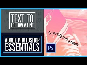 How to get text to follow a line or circle - Photoshop CC Essentials [16/86]