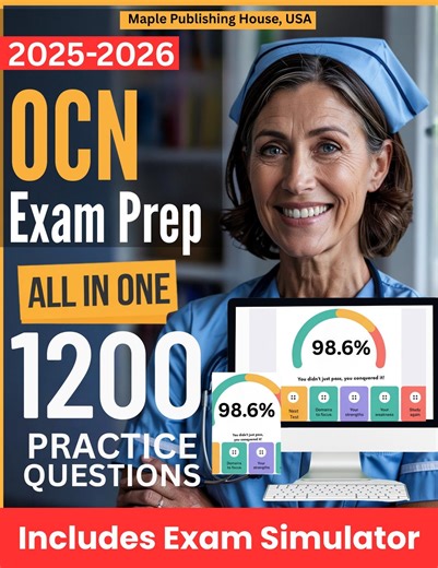 OCN Exam Prep: Ultimate Study Guide   Online Exam Simulator, 8 Practice Tests, 1200qs | ONCC Oncology Certified Nurse Exam - Etsy