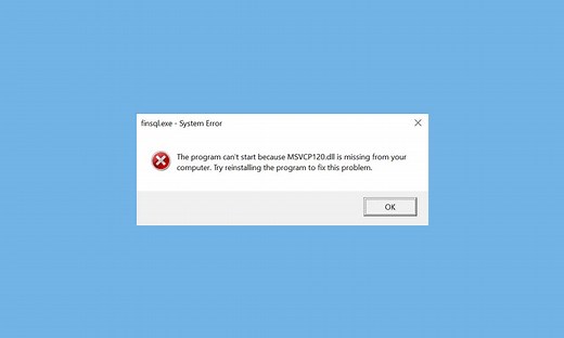 ▷ Solución error Falta MSVCP120.dll en Windows: descargar e instalar