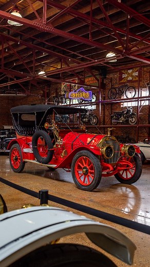 Corky's 1909 Thomas Flyer 🪽 #thomas #flyer #thomasflyer #prewarcar #vintagecars #oldcars #prewar #vintage #cars #classiccars #cokermuseum #honestcharley #carmuseum | The Coker Museum at Honest Charley