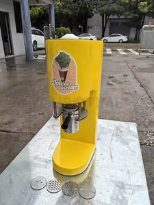 [Hot Item] Spaghetti Soft Ice Cream Machine Ice Cream Commercial Spaghetti Ice Cream Machine