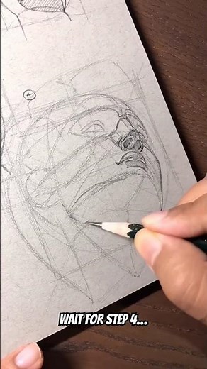 Drawing Michelangelo’s David in 4 Steps - SinArty #michelangelo #sinarty #drawing
