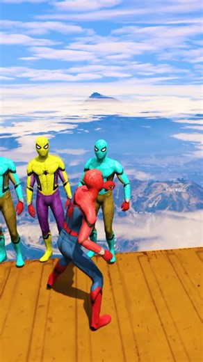 GTA 5 Epic Water Ragdolls Spiderman Jump/Fails Ep 52 #shorts