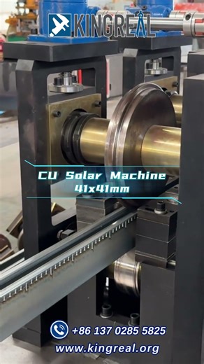 Full Automatic Solar Frame Roll Forming Machine | C Strut Channel Making Machine