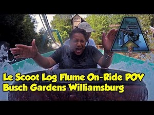 Le Scoot Log Flume On-Ride POV - Busch Gardens Williamsburg [Arrow Bonus Content]