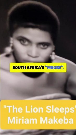 Be Mesmerized By Miriam Makebe's "Mbube" - The Lion Sleeps Tonight. 🦁🎶