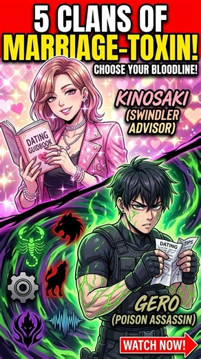 Marriage Toxin: 5 Deadliest Assassin Bloodlines in Manga #marriagetoxin #marriagetoxinanime #anime