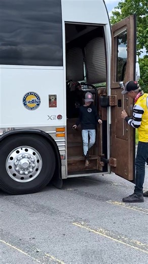 The Petty's loved having Prevost on the Ride. It felt like the ultimate roadtrip sleepover every night! | Kyle Petty Charity Ride Across America