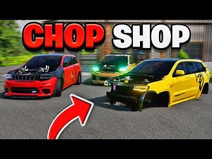 I Ran a Chop Shop with TRACKHAWKS in BeamNG Drive
