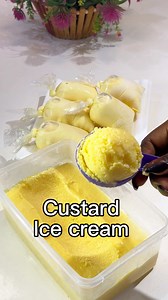 Custard Ice Cream from a Sachet — No Machine Needed