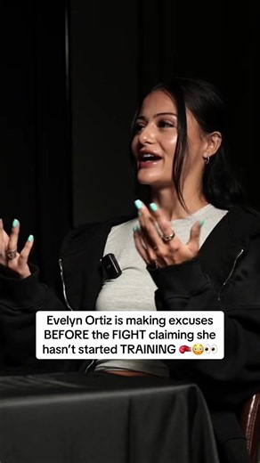 Evelyn Ortiz is making excuses BEFORE the FIGHT claiming she hasn’t started TRAINING 🥊😳👀 #adinross #wendyortiz #yera