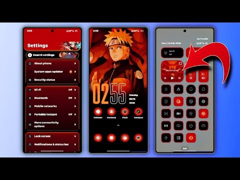 Naruto Uzumaki inspired premium anime theme for Xiaomi HyperOS 1, 2, and 3 is finally here! 🔥