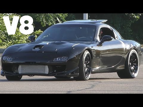 525HP Mazda RX-7 5.3L V8 turbo Swap!