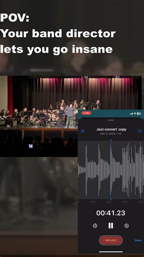 POV: Your band director lets you go insane!! #drums #jazzband #jazz #whiplash #thechicken