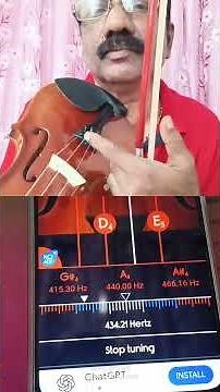 VIOLIN EASY TUNING USING MASTER TUNER