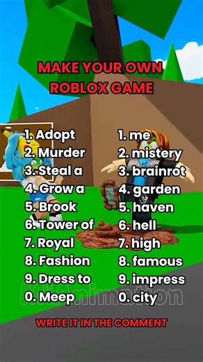 MAKE YOUR OWN ROBLOX GAME… #roblox #robloxgames