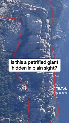 Is Mount Rushmore a Petrified Giant?