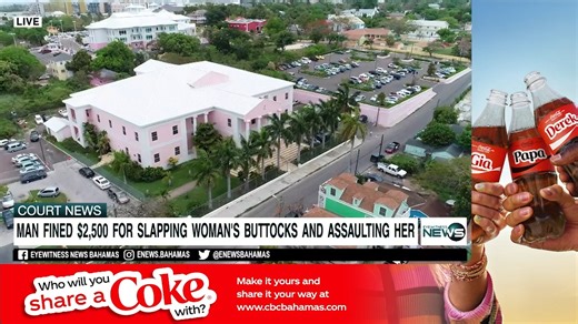 15K views · 95 reactions | Man fined $2,500 for slapping woman's buttocks and assaulting her | Eyewitness News Bahamas | Facebook